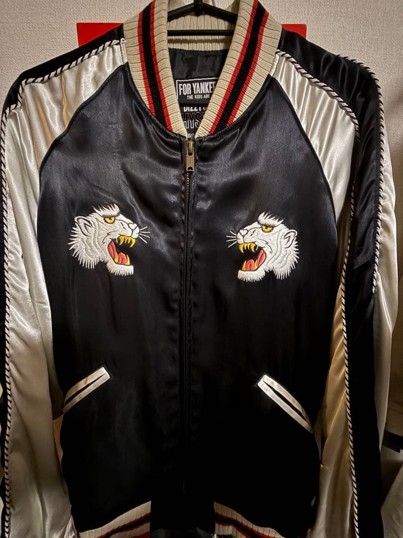 HYSTERIC GLAMOUR FLAMING YOUTH刺繍 スカジャン