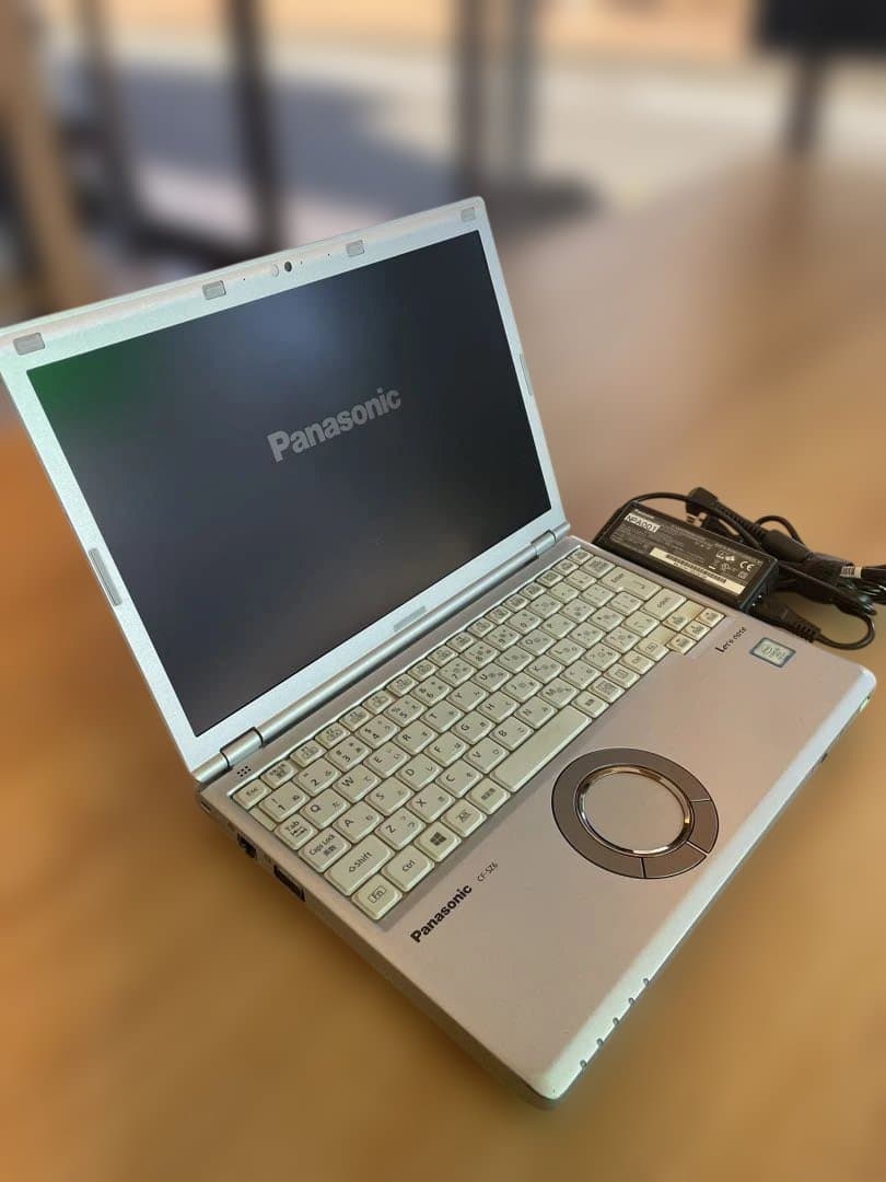 【ジャンク品】Panasonic Let's note シルバー ACアダプタ付