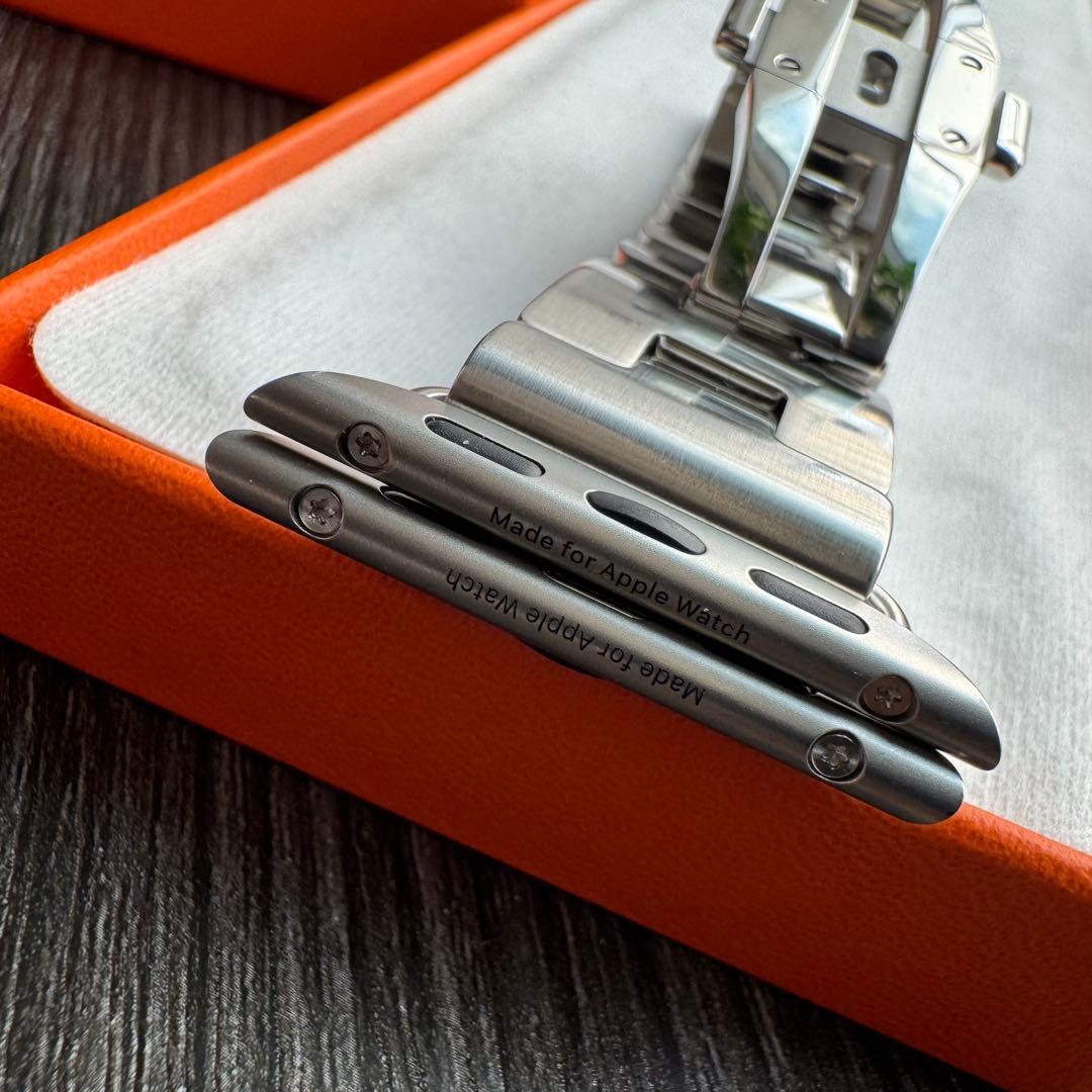 2655 Apple Watch エルメス　グランH ステンレスシルバー　バンド