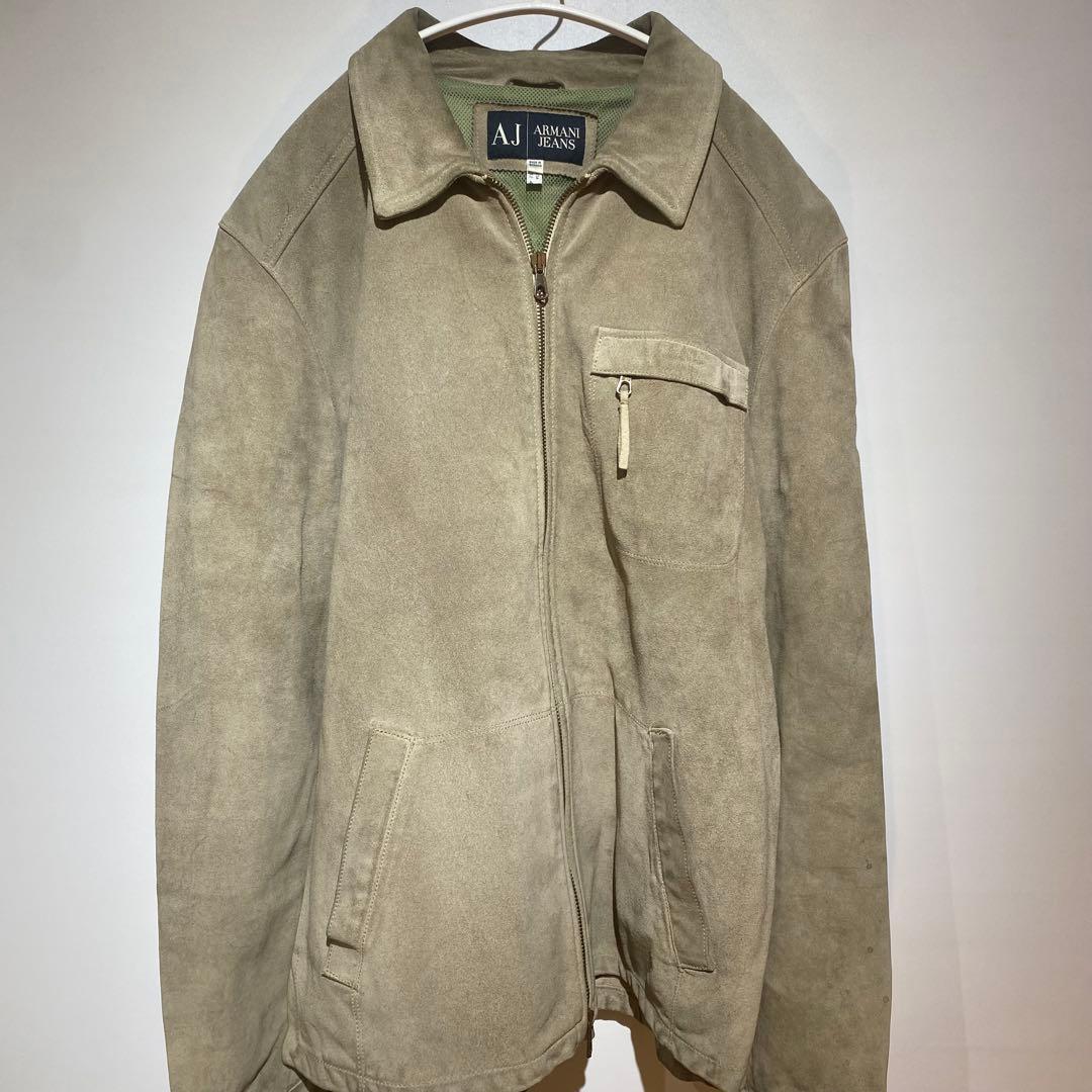 ARMANI スウェード　レザージャケット　size48