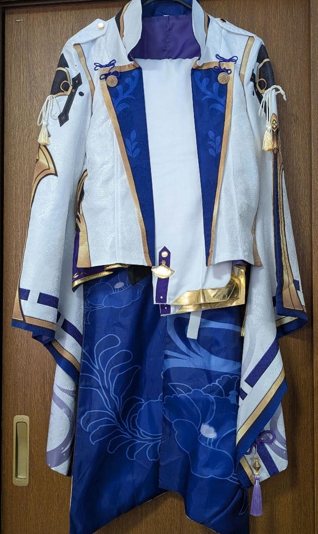 原神　神里綾人　コスプレ衣装　ウィッグ