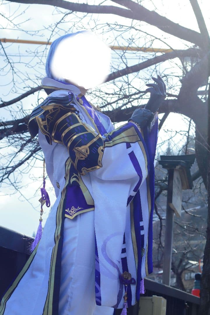 原神　神里綾人　コスプレ衣装　ウィッグ