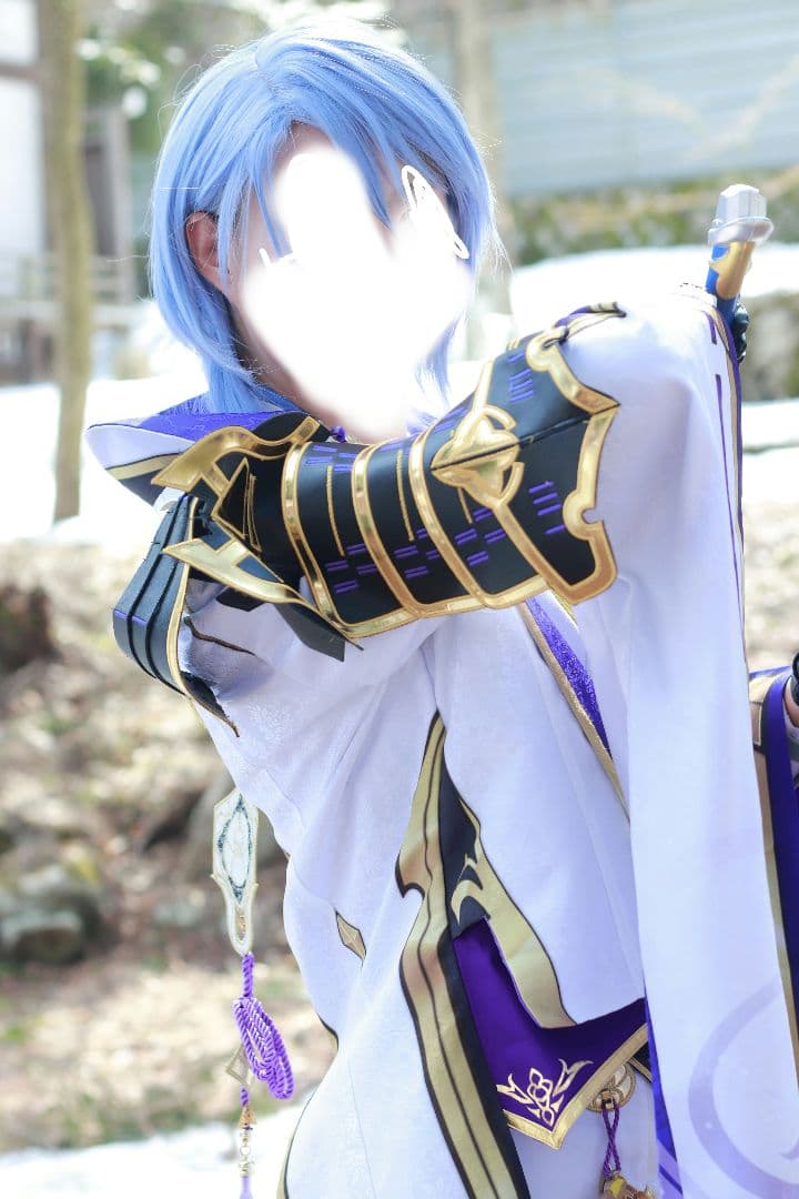 原神　神里綾人　コスプレ衣装　ウィッグ