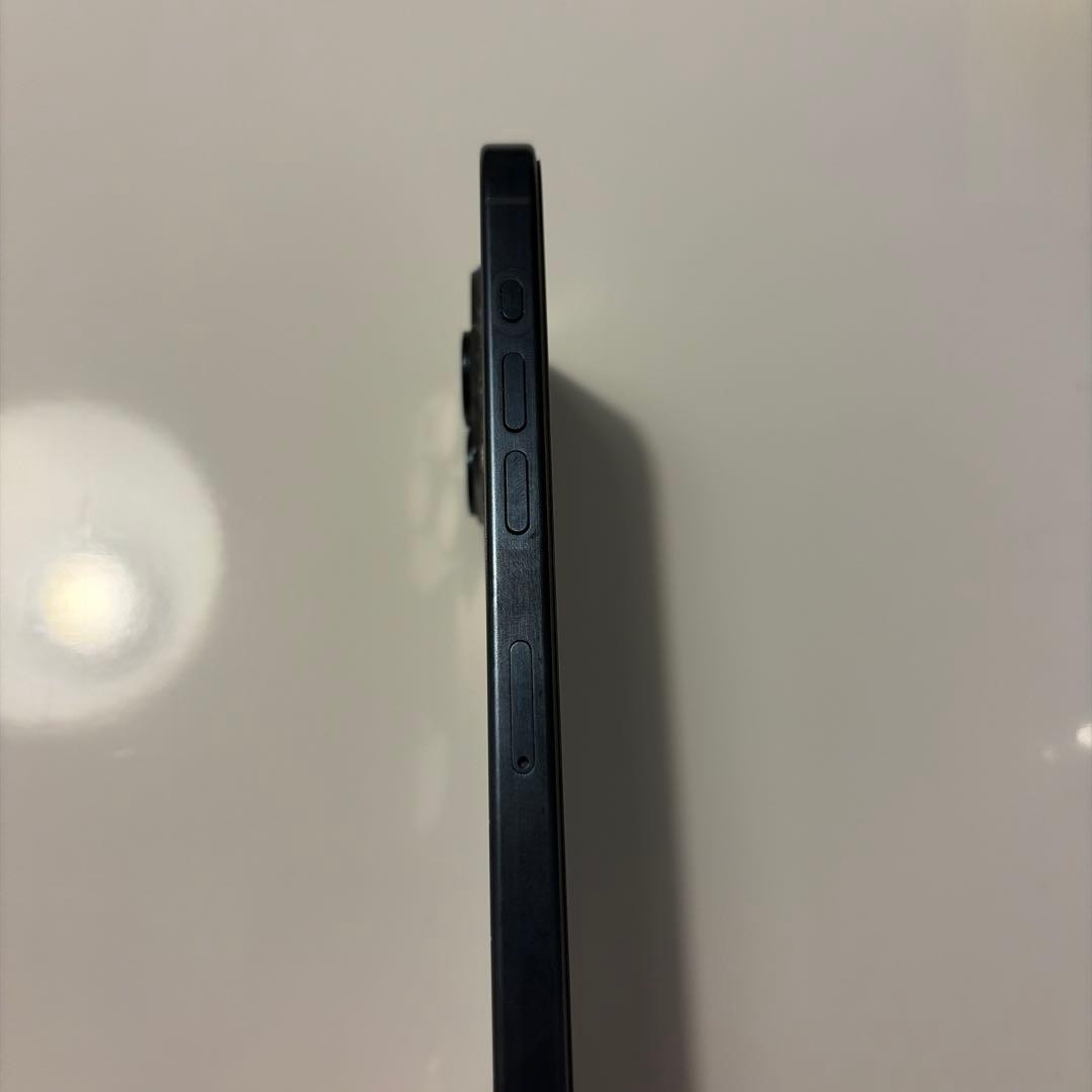 iPhone 15Pro 128GB本体-ブルーチタニウム-動作正常-背面割れ
