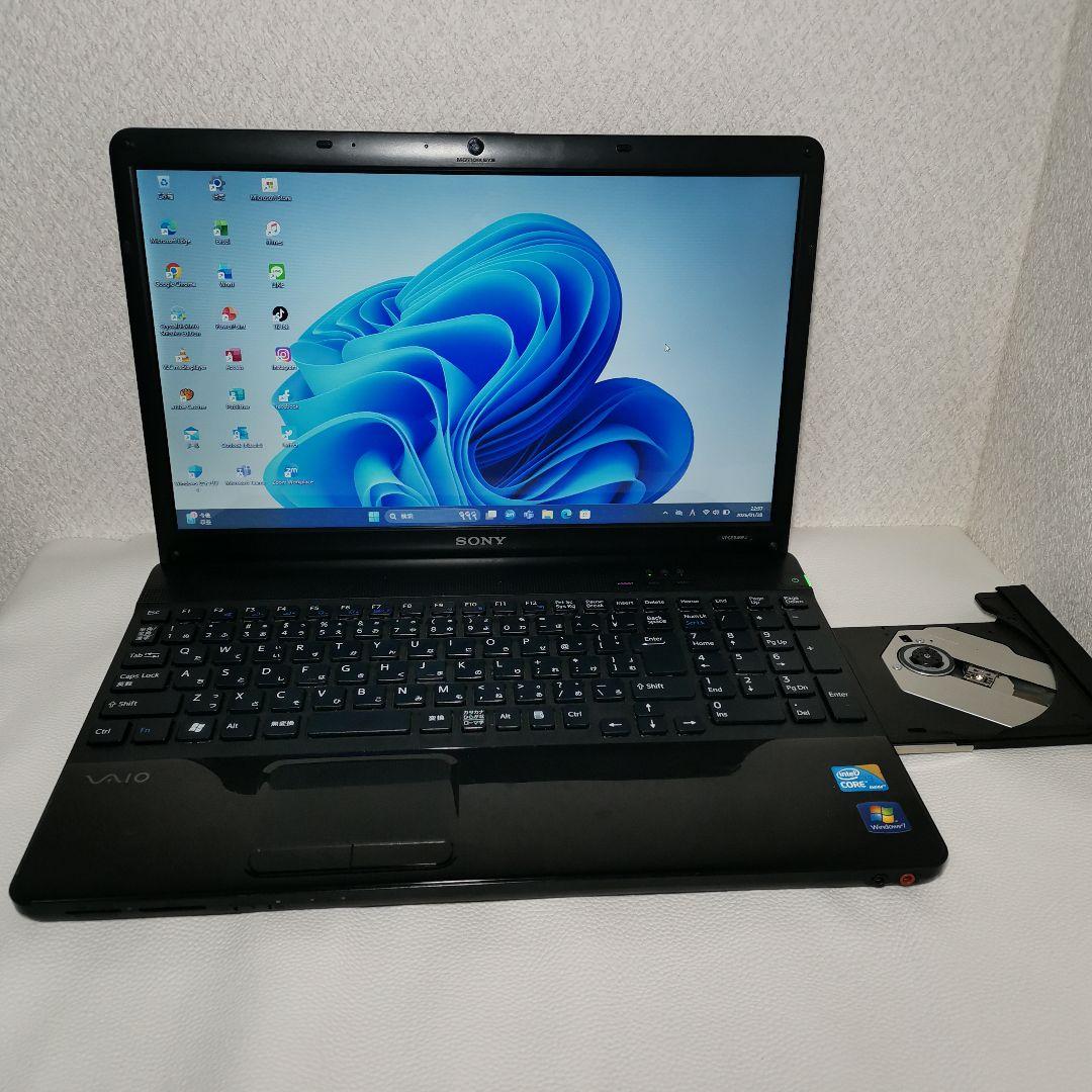 Sony Vaio CPU i3 Win11 SSD128GB 搭載!!