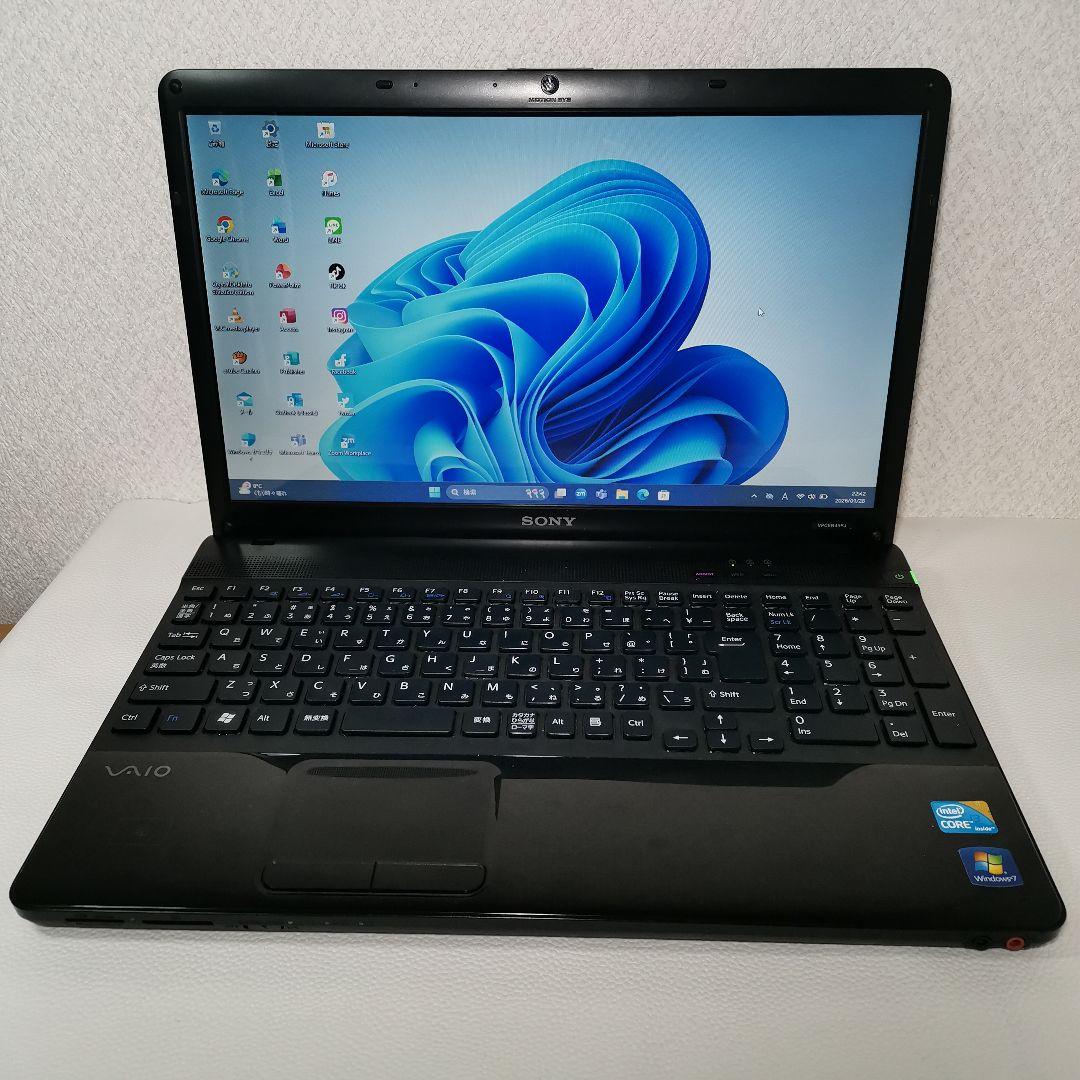 Sony Vaio CPU i3 Win11 SSD128GB 搭載!!