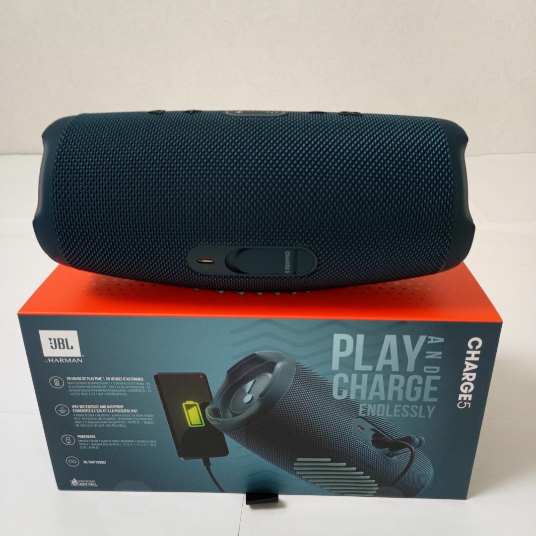 JBL CHARGE5 ブルー Bluetooth スピーカー 未開封品