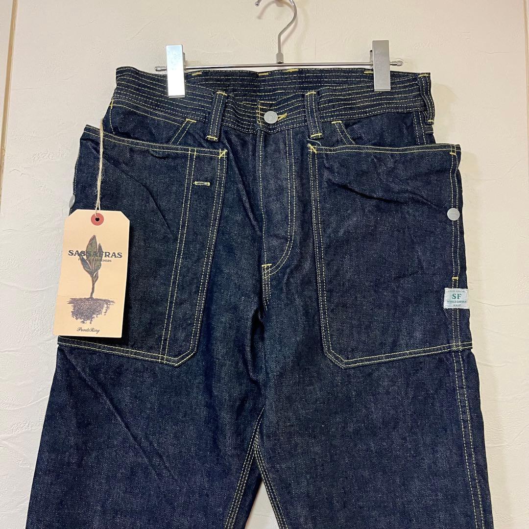 新品タグ付き ササフラス フォールリーフパンツ 左綾 S