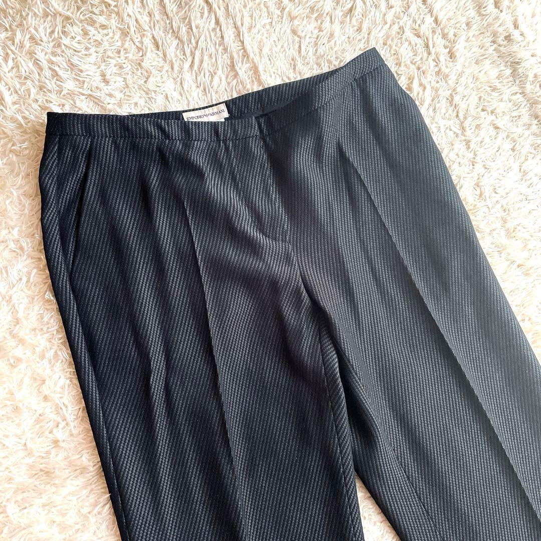 未使用・タグ付⭐︎EMPORIO ARMANI イタリア製 ストライプパンツスーツ