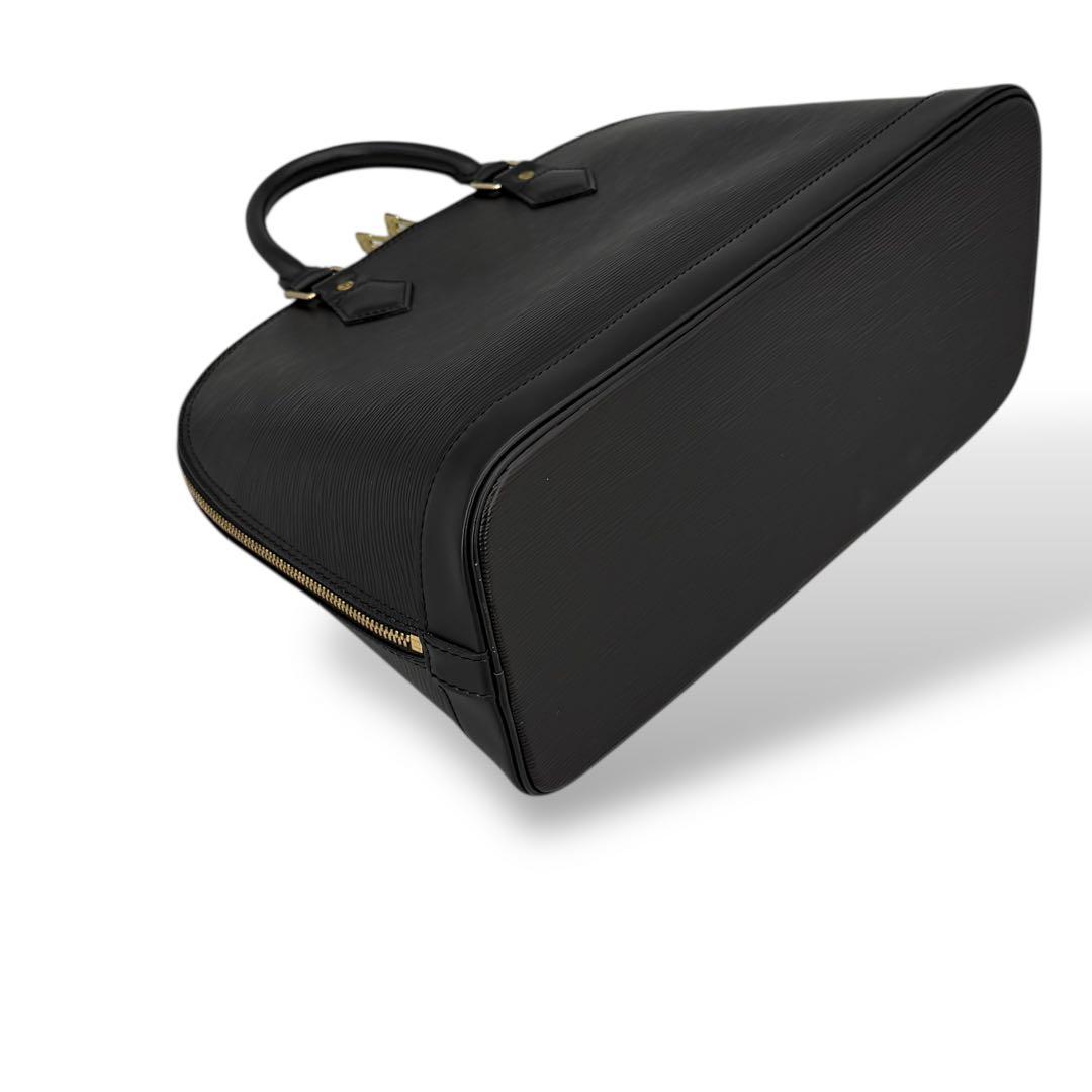 [新品同様] ルイヴィトン　エピ　アルマ　ハンドバッグ　黒　ノワール　レザー