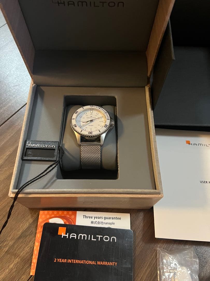 美品　HAMILTON H822210 ハミルトン　カーキネイビースキューバ