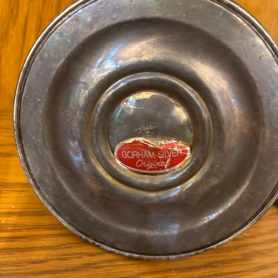 ゴーハム　キャンドルホルダー　シルバー　銀　アンティーク　2本セット