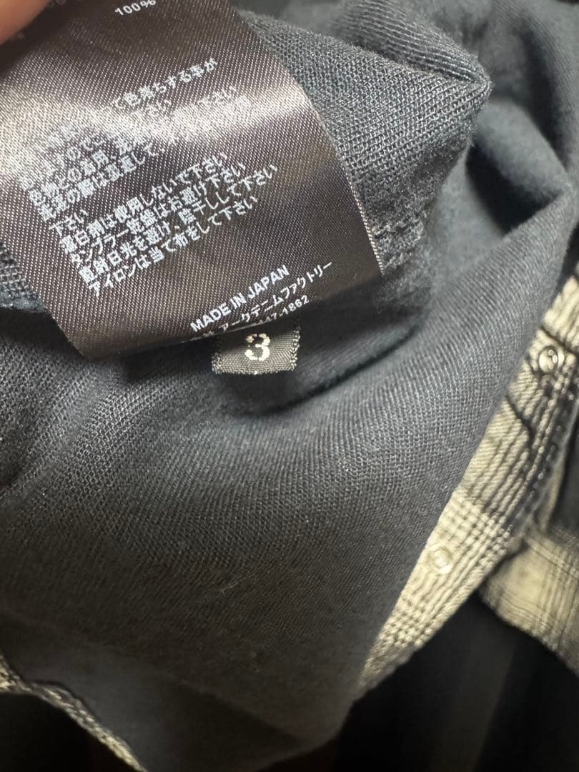 ★美品★タグありMINEDENIM チェックシャツ