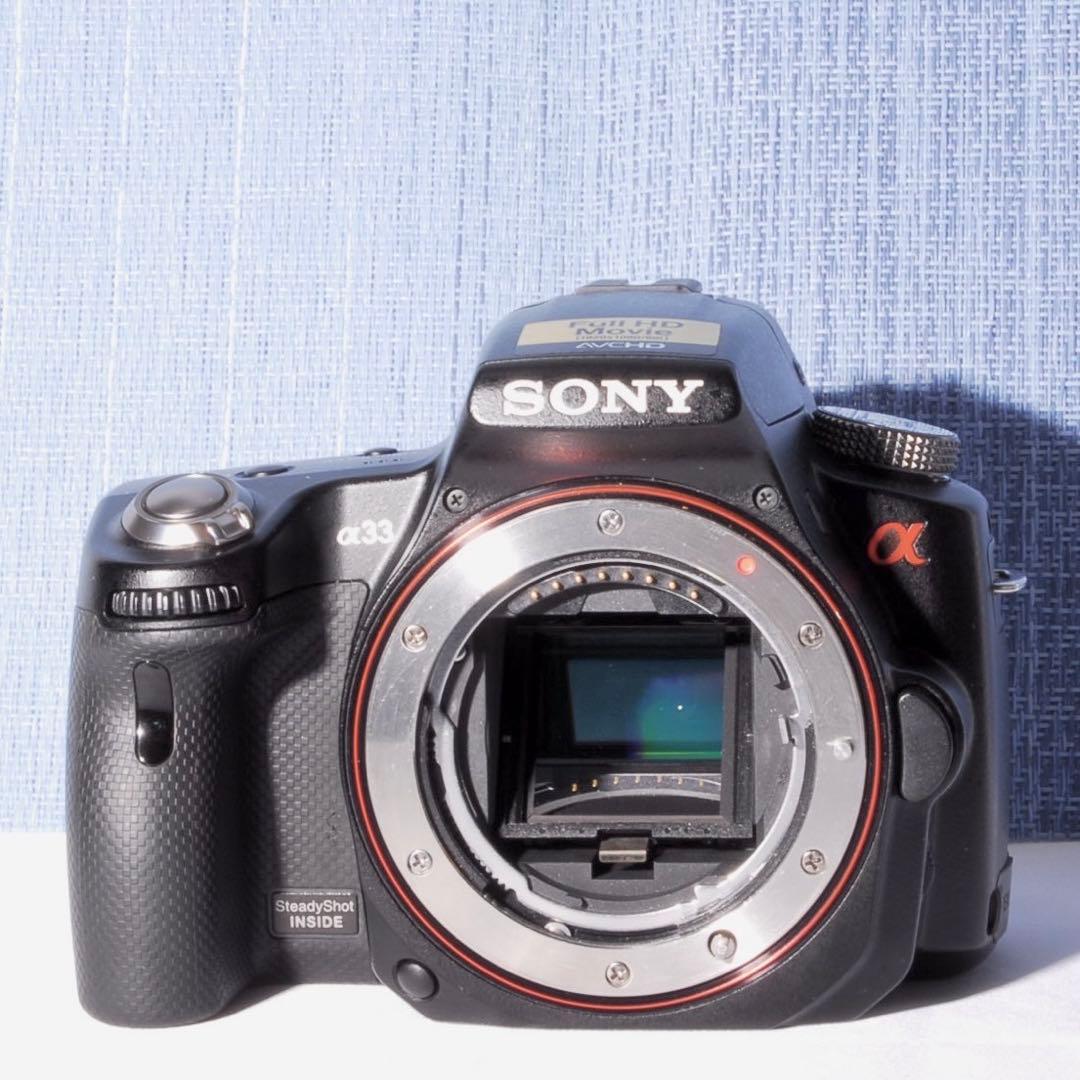 ✨初心者向け✨Sony α33 標準レンズセット✨スマホ転送✨