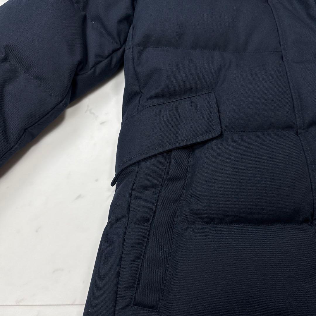 ピレネックス グルノーブル ファー ダウンコート ディープインク サイズ38