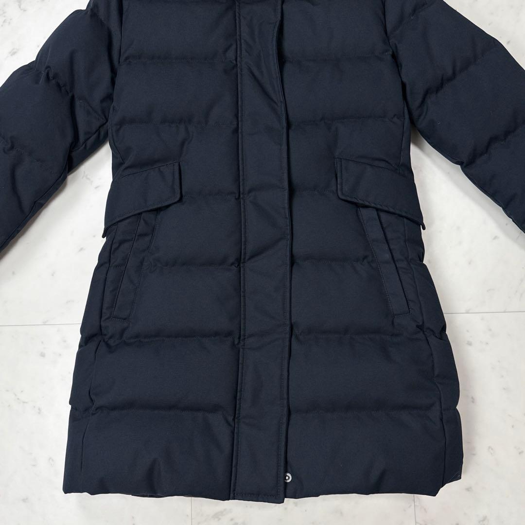 ピレネックス グルノーブル ファー ダウンコート ディープインク サイズ38