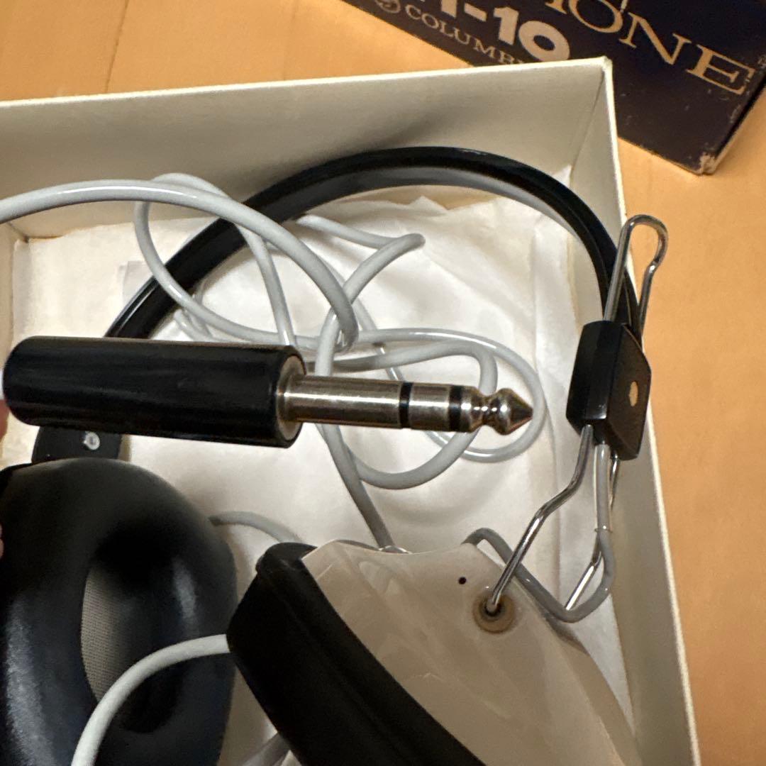 COLUMBIA コロンビア SH-10 ステレオヘッドホンホワイトアンティーク