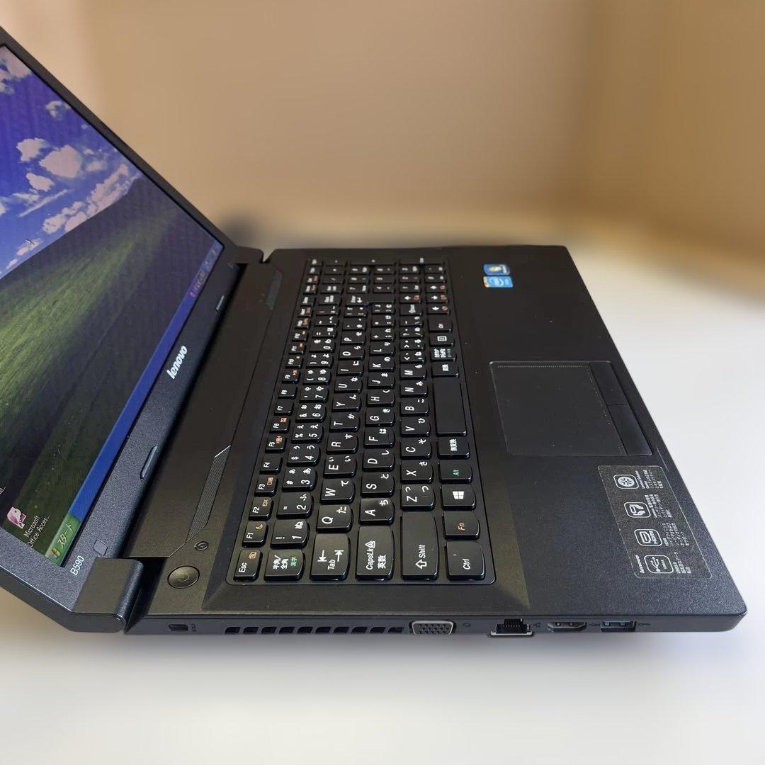 ☆格安美品☆WindowsXP☆レノボ15.6インチ大画面PC☆長時間バッテリー