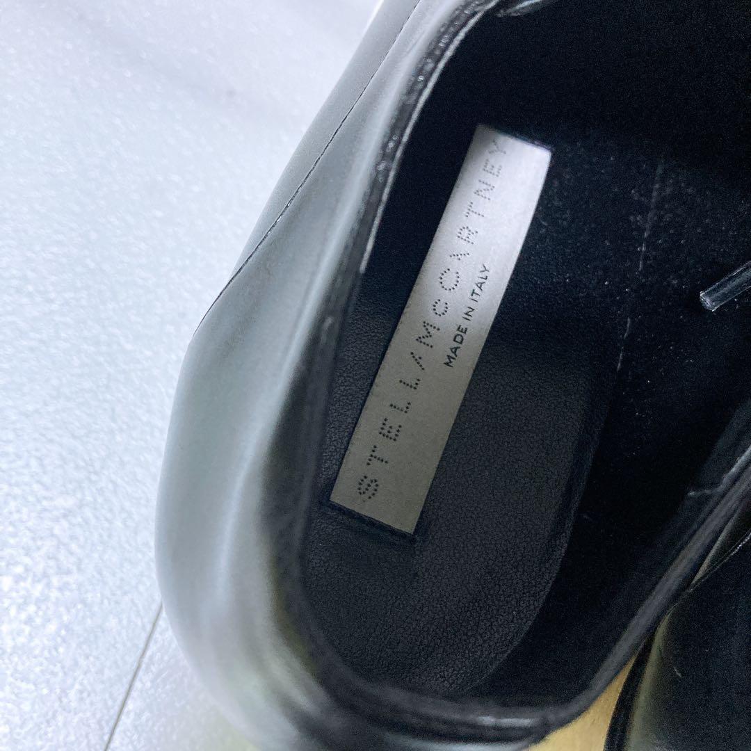 ステラマッカートニー エリス 厚底 プラットフォーム ブラック 黒 23 36