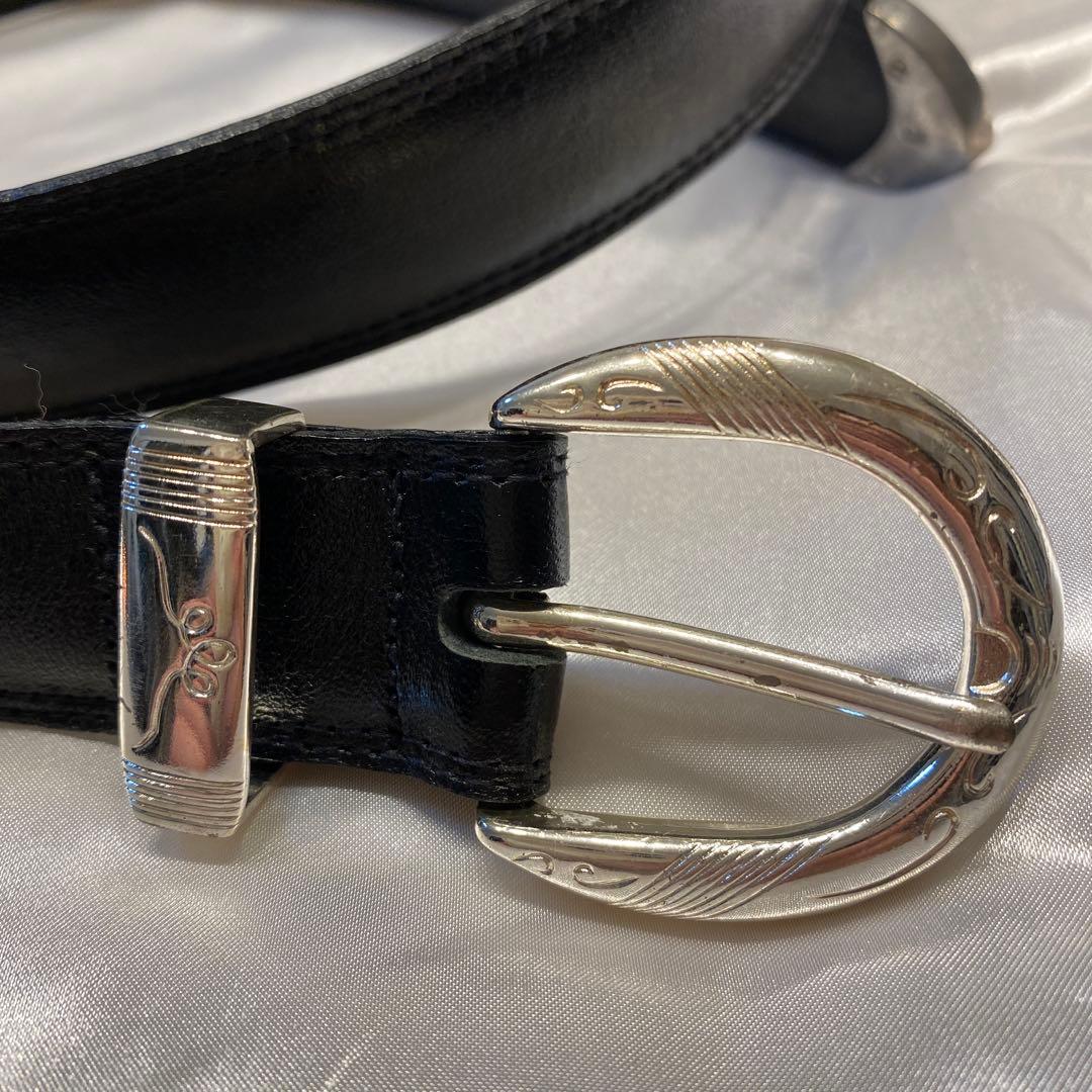 Yves Saint Laurent archive ウエスタンレザーベルト