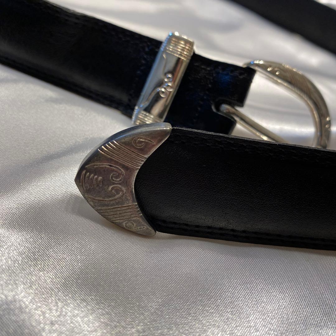 Yves Saint Laurent archive ウエスタンレザーベルト