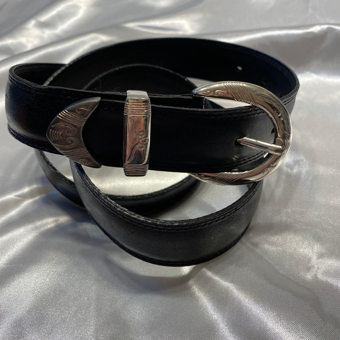 Yves Saint Laurent archive ウエスタンレザーベルト