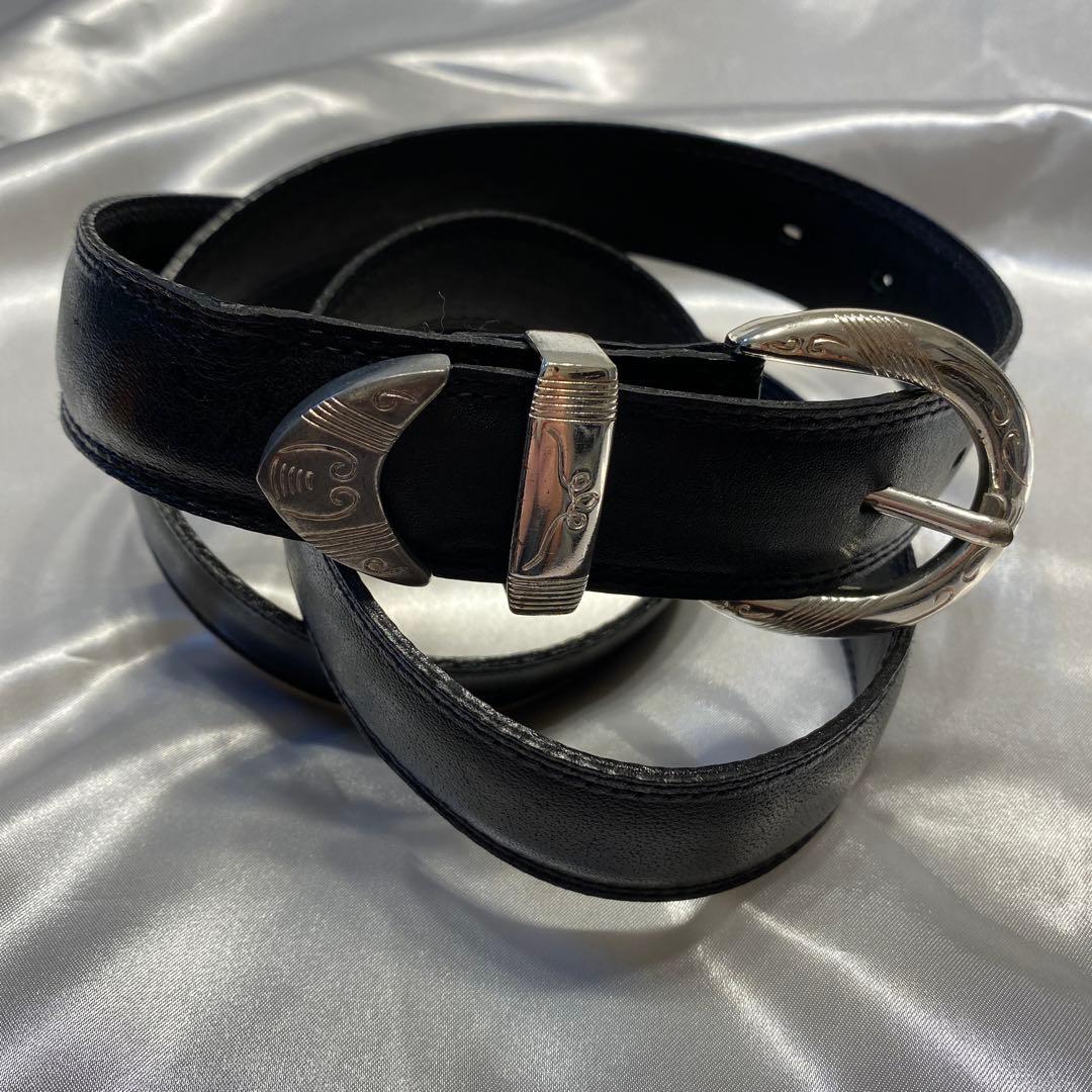 Yves Saint Laurent archive ウエスタンレザーベルト