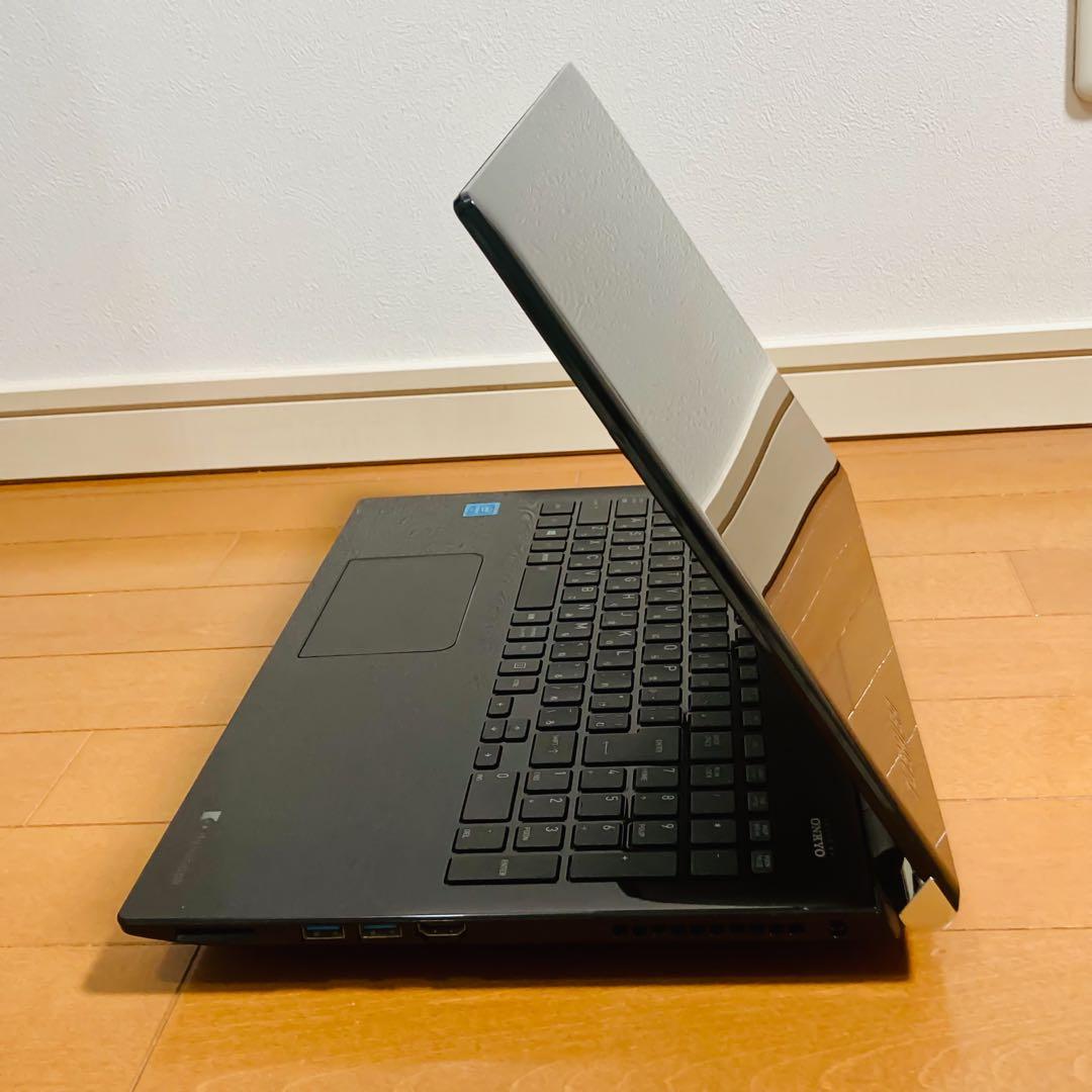 【価格重視】東芝 薄型ノートPC SSD オフィスWin11 プレシャスブラック