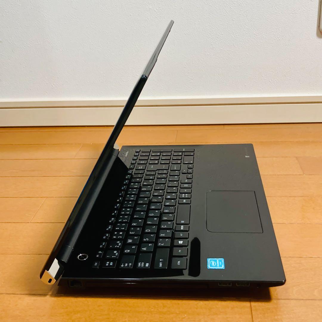 【価格重視】東芝 薄型ノートPC SSD オフィスWin11 プレシャスブラック