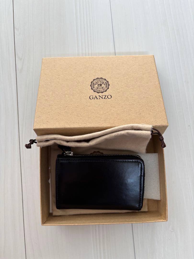 【美品】GANZO ガンゾ AVONエイボン Lファスナー 小銭入れ