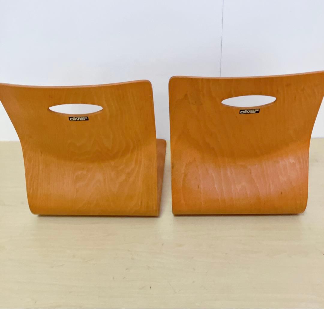 oliver オリバー　曲げ木　木製　座椅子　8脚セット　座敷椅子　チェア