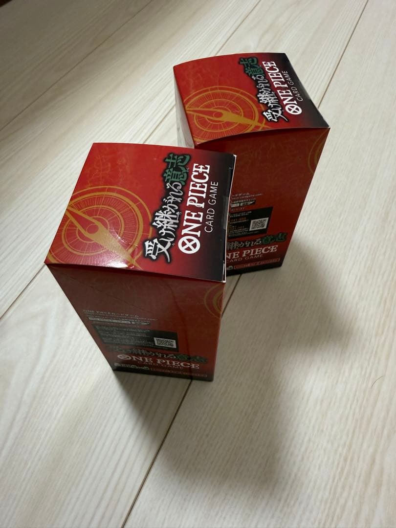 ワンピースカード 受け継がれる意思　2BOX テープ付