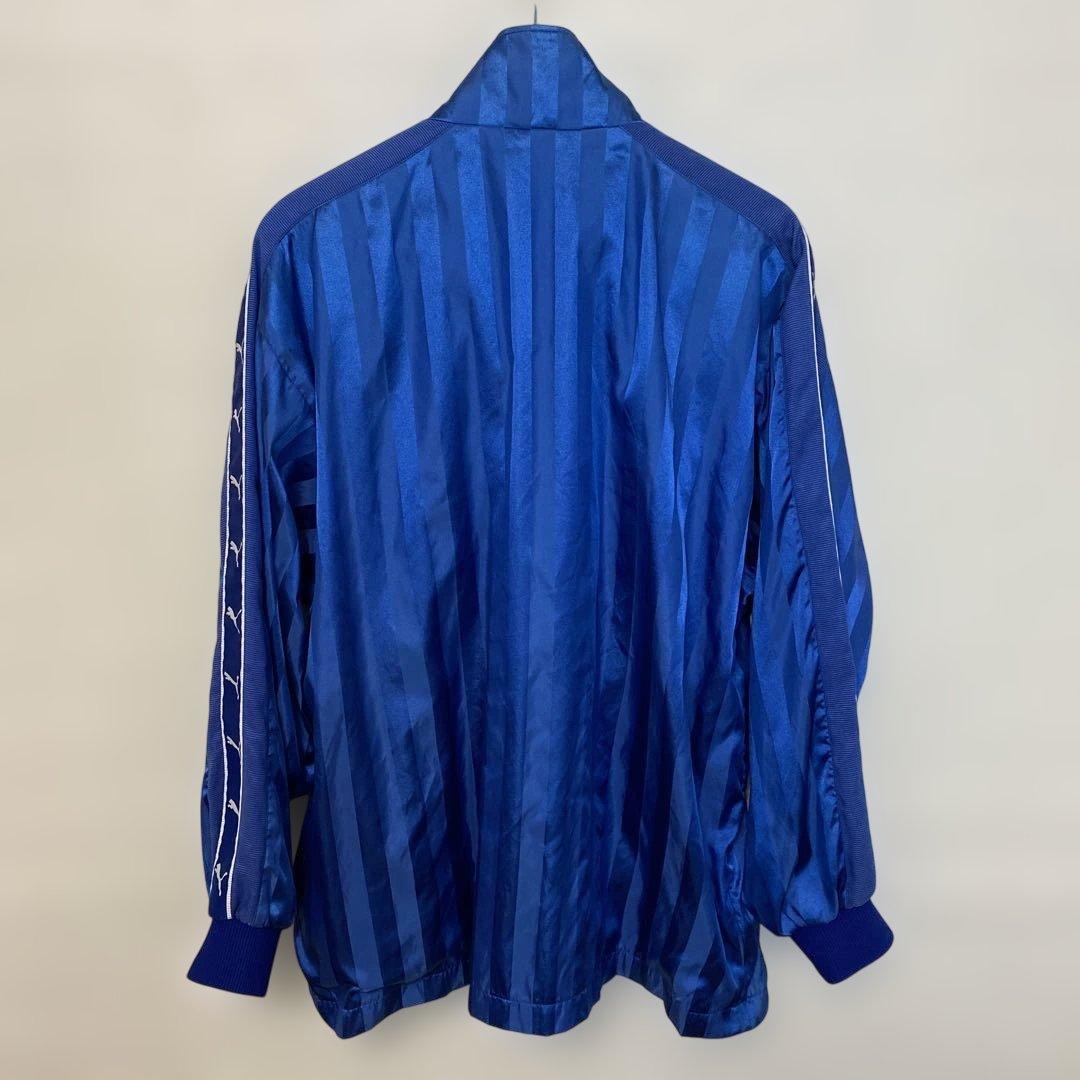 PUMA ナイロン　ジャージ　セットアップ　XL 青