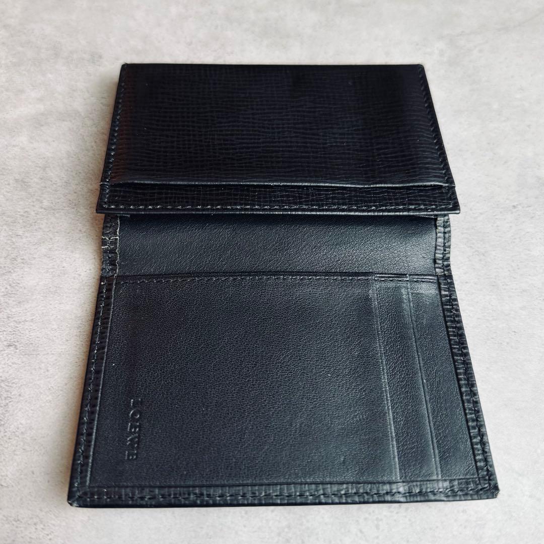 LOEWE アナグラム レザー名刺入れ　カードケース