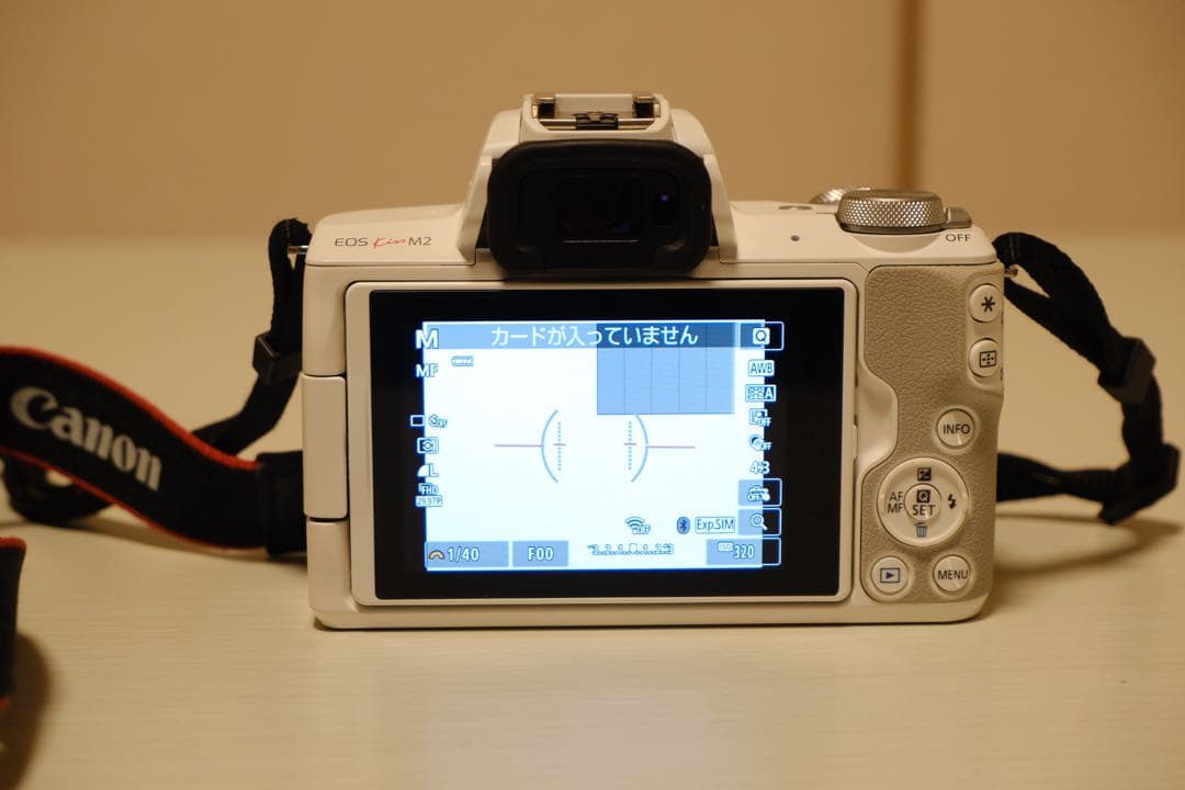 Canon EOS kissm2 ミラーレス一眼 本体と付属品