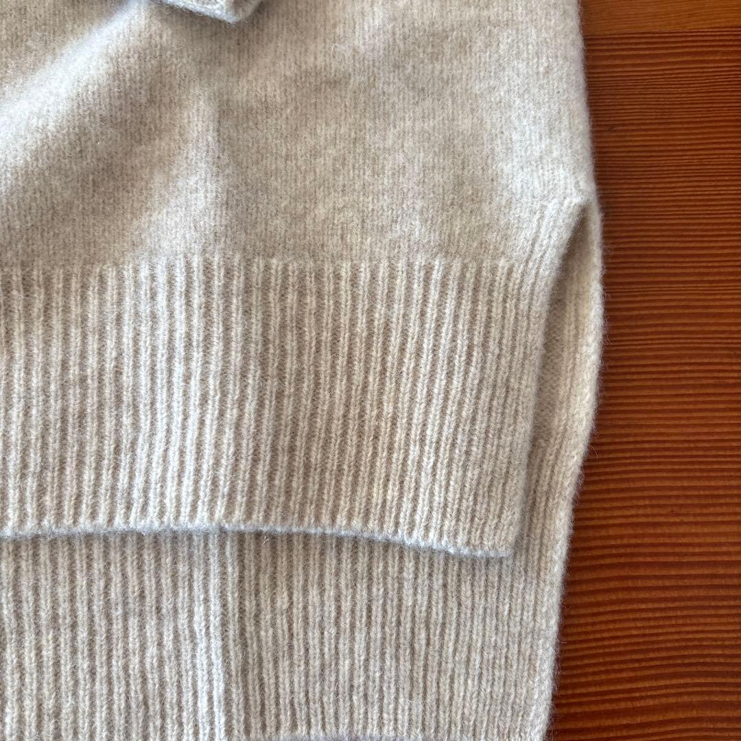 DRESSTERIOR 36 カシミアブレンド フードニット 極美品 未使用