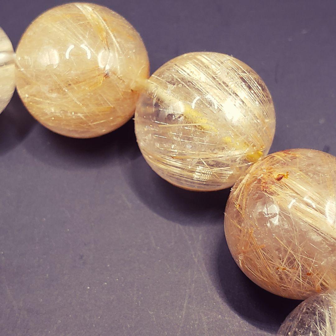 【年内のみ値下げ】ルチルクォーツ ブレスレット