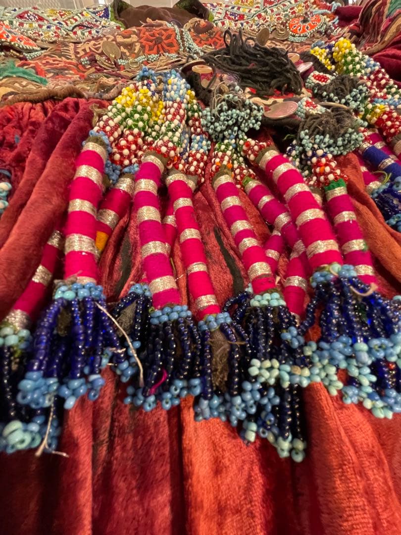 値下げ激レア！ビンテージ/アフガン民族衣装ドレス[YA]