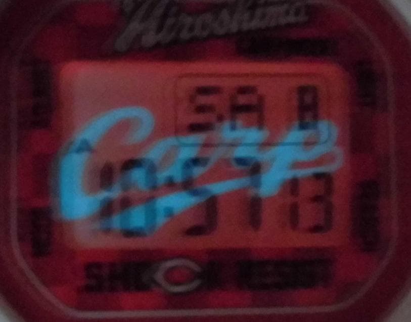 未使用！箱 取説 タグ付 カシオ ベビーG BGD-501 広島カープ限定 白