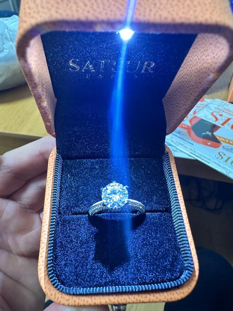 き*ん様 【定価15万円】SATEUR 最高級リング 1000ドル購入証明有 (