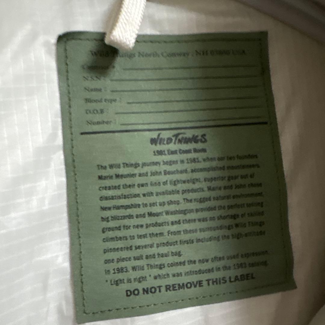 WILDTHINGS ハッピージャケット タイプ2 HAPPY JACKET