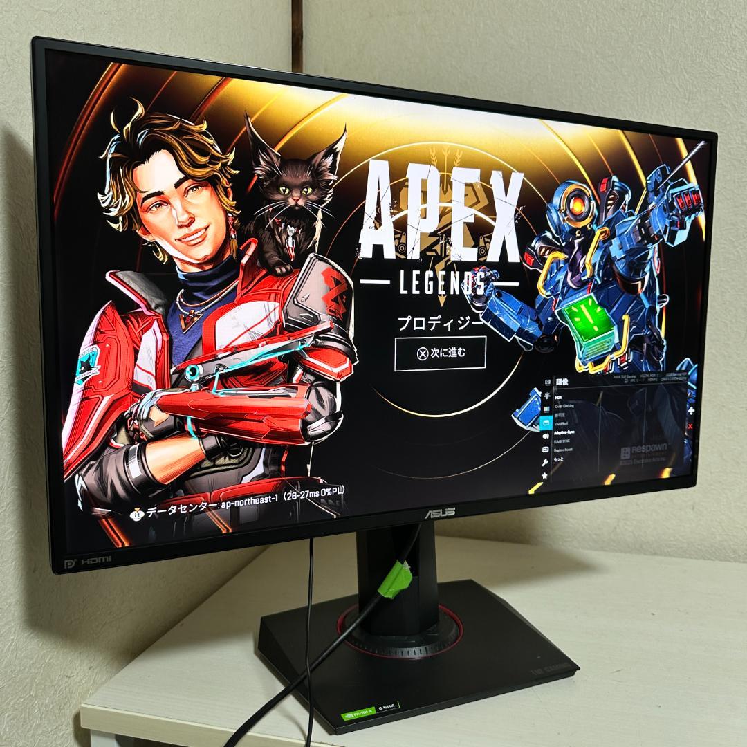 ASUS 165Hz対応 WQHD ゲーミングモニター