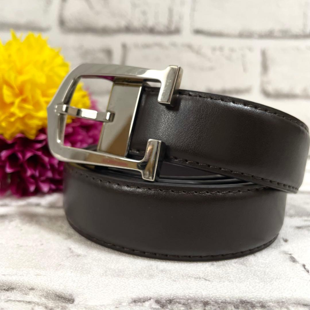 極美品✨カルティエ　ベルト　Cアロンジェ　Cバックル　男女兼用　シルバー金具