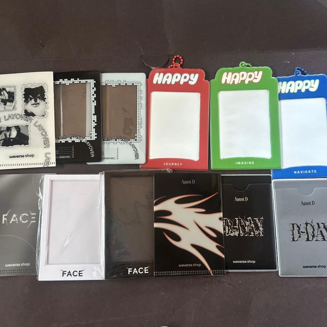 BTS カードフォルダー　12枚セット　ソロアルバム　ジン　ユンギ　ジミン　V