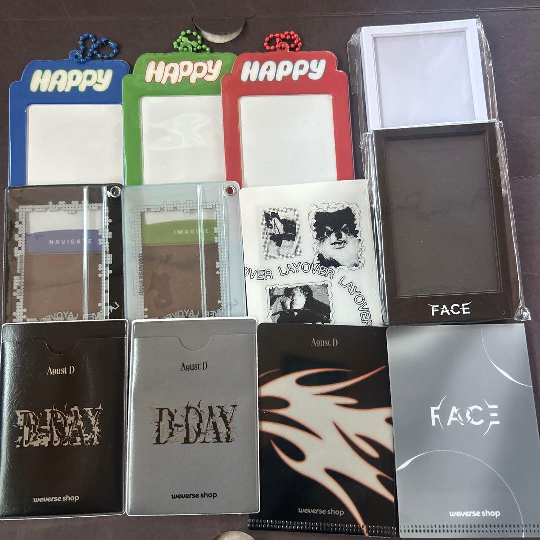 BTS カードフォルダー　12枚セット　ソロアルバム　ジン　ユンギ　ジミン　V