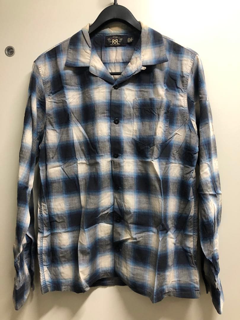 DOUBLERL RRL オンブレ　シャツ　ジョニーデップ着　リーバイス