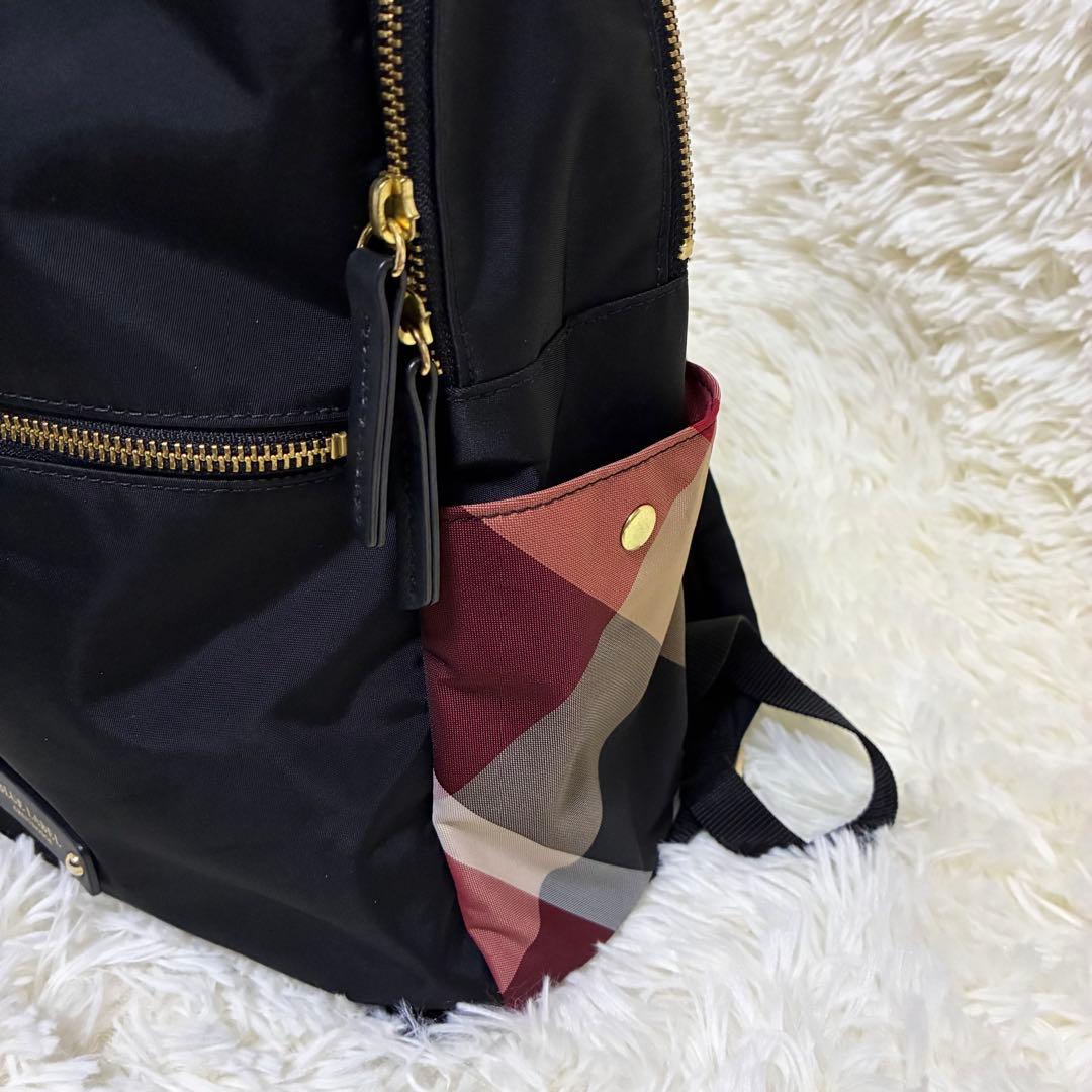 美品✨ ブルーレーベルクレストブリッジ ブラック バックパック リュック