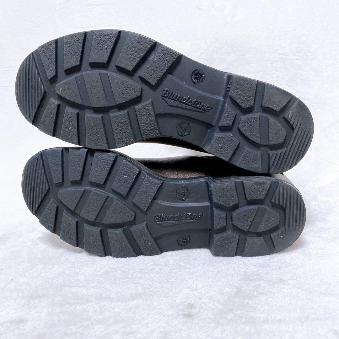 美品　ブランドストーン　サイドゴアブーツ　ブラウン　UK4　23.5cm　茶色