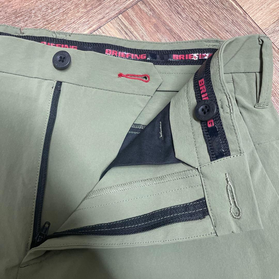 ブリーフィングゴルフ　カーキ　ストレッチパンツ　サイズM
