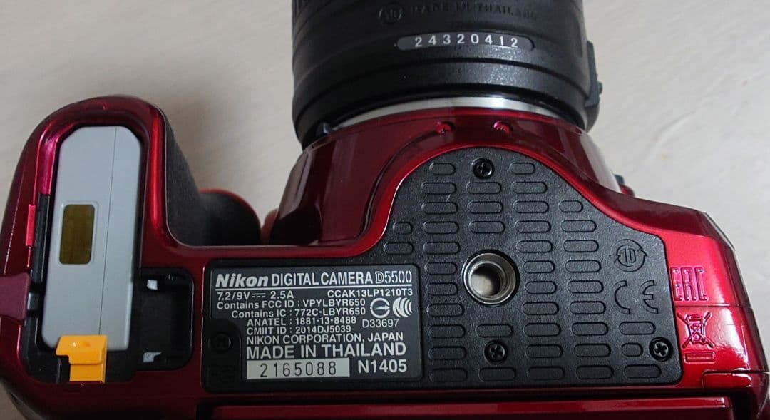 Nikon ダブルズームキット D5500 レッド